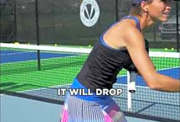 Pickleball #shorts - Top spin Volley Breakdown Part 2