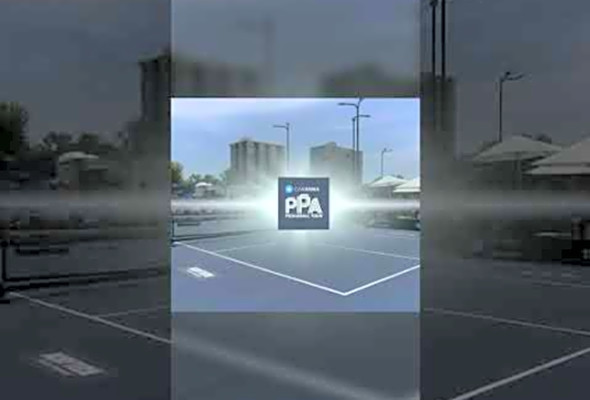 POWERFUL backhand third shot drive to WIN it - Pickleball Highlight #Shorts