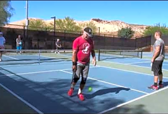 PICKLEBALL CLIPS: Brandon &amp; Keith vs Rick &amp; Nate - 6/18/2020