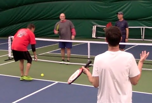 St Louis Advanced Pickleball Rec Play-Mark Howard/Doug Lorella v Bobby Thompson/Jeff Miller