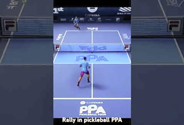 Pickleball Rally PPA Tour #pickleballcommunity #pickleballfun #rally #pickleball #ppatour #ppa