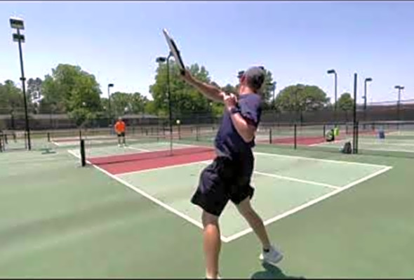 Hitting Pickleball with a Friend #Shorts