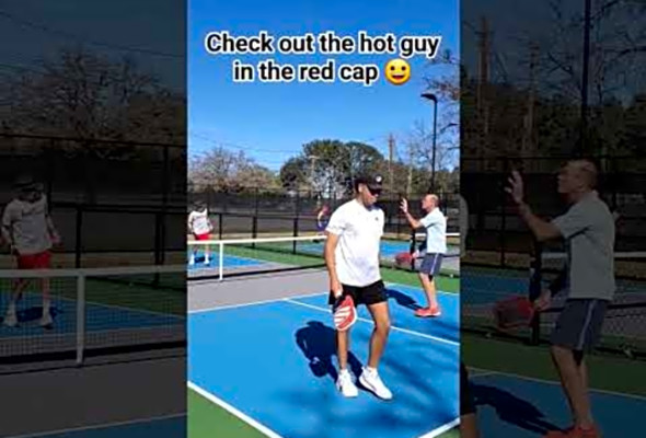 Perfect day for outdoor pickleball #pickleball #fun #sports #texas #weather #shorts #sunny