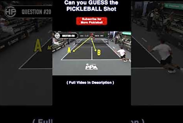 Guess the Pickleball Shots? 5/21-20 #henrypickleball #pickleball