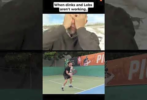 When Dinks and Lobs aren&#039;t working.. #pickleball #sports #trending #subscribers #usa #pickleballusa