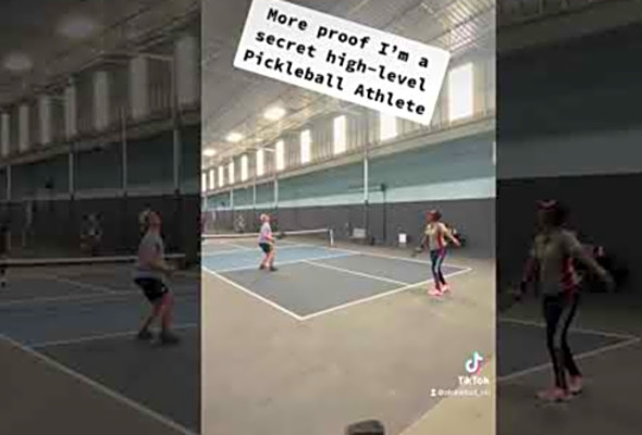 Zane Navratil stealing my moves #pickleball #sports #funny