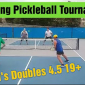 Legends Pickleball Tournament - Men&#039;s Doubles 4.5 19 - Whitcomb &amp; Cvetko...