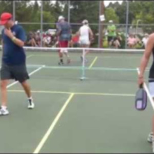 Miracle Ear Pickleball Tournament. 5.0 Mixed Finals Weinbach Bencriscutt...