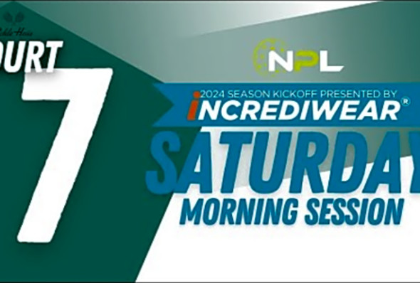 National Pickleball League in Chicago, IL presented by Incrediwear - Saturday AM Court 7 (2024)