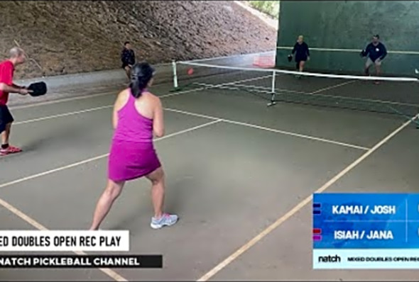 Pickleball Mixed Doubles Rec Play feat. Isiah/Jana vs Kamai/Josh