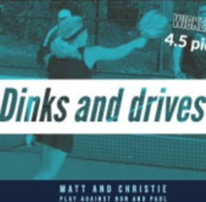 4.5 pickleball with some great dinks and drives