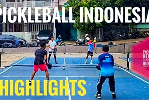 FRIENDLY MATCH PICKLEBALL HIGHLIGHTS #pickleballindonesia #pickleballtraveler