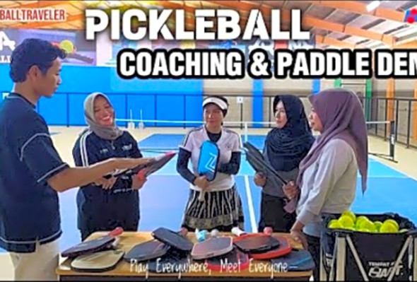 SMALL GROUP PICKLEBALL COACHING &amp; PADDLE KNOWLEDGE #pickleballtraveler