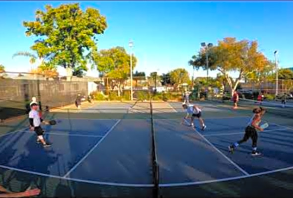 Bad Pickleball High level Rec Play 5.0 Jessie Irvine Matt Manasse Brandon Kramer Scott Crandall