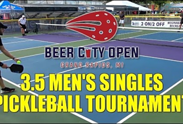 3.5 Men&#039;s Singles Pickleball Tournament - 2024 Beer City Open