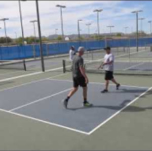 Gold Mike/Shawn vs Nate/Brandon (Pecos Legends Pickleball 2021/04/10)