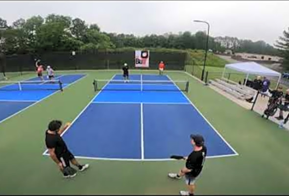 NO Bull Pickleball Team Invitational - Pool Play - Round 1 - Court 1
