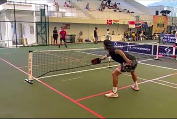 Pickleball Diaries: 15/4/22 Tyson McGuffin demo with fellow star Daniel Moore at Asia Open