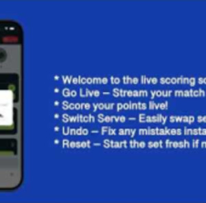 How to Score Pickleball &amp; Badminton Matches Live with Scorvault App - Sp...