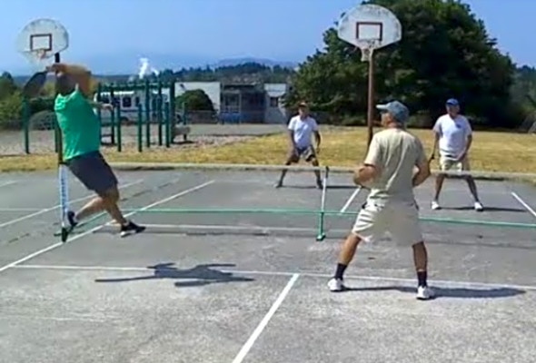 Port Townsend Pickleball: Playing With Michel From Florida