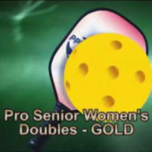 2019 Tournament of Champions Senior Women&#039;s Doubles Pro Gold Medal Match