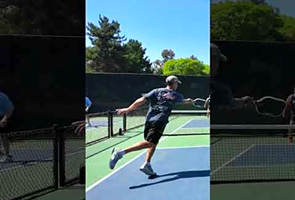 Pickleball Point! Insane Volley You Won&#039;t Believe!