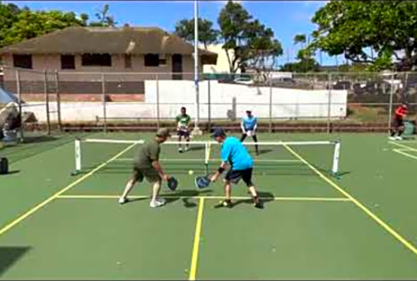 2020 Honolulu, Hawaii Petrie Park pickleball (Frans 40 1)
