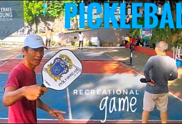 PICKLEBALL BANDUNG - REC PLAY - Bastian/Deden vs Syafik/Ery - Pickleball Indonesia