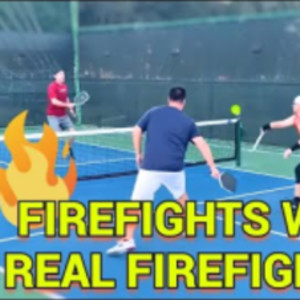 Firefights featuring Firefighter: Pickleball 4.5 Men&#039;s Double rec Game