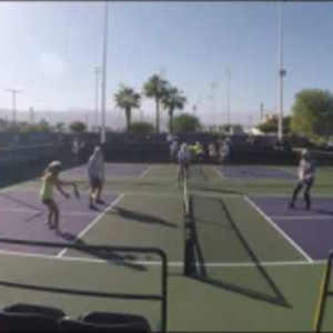 2018 Pickleball Nationals MXD 3.5 50 4th RD Game 1 of 3