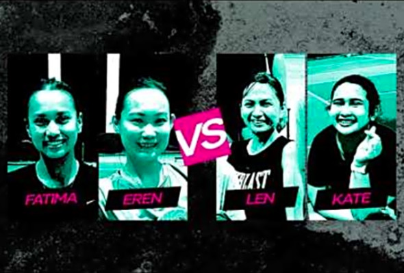 Women&#039;s Doubles Pickleball Dual Meet game between VMMC &amp; MPC - LEN/KATE vs. FATIMA/EREN