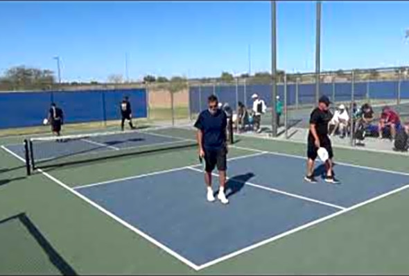 Gold Daniel/Tracy vs Mike/Scott (De La Rosa Pickleball Invitational 2021/03/21)