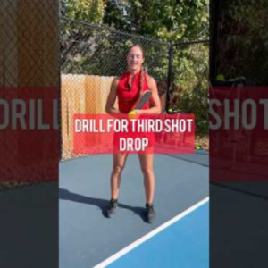 Do THIS DRILL to improve your drops! #pickleball #pickleballtips