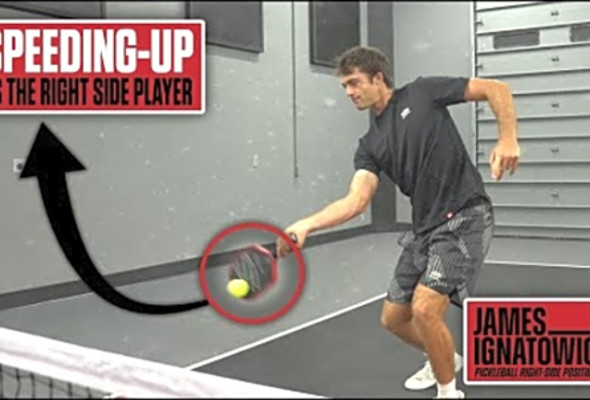 Speed-Up Down the Line: Pickleball Right-Side Positioning