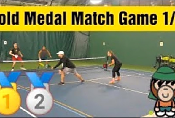 Blackout Pickleball Tournament 4.0 Open Division Gold Medal Match Game 1/3 - With Live Scores!