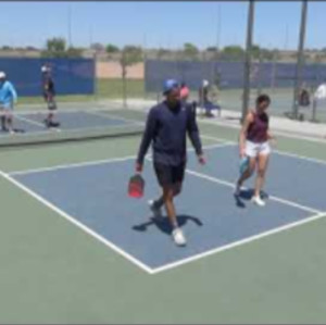 Pool Clayton/John vs Robby/Steph (Pecos Legends Pickleball 2021/05/08)