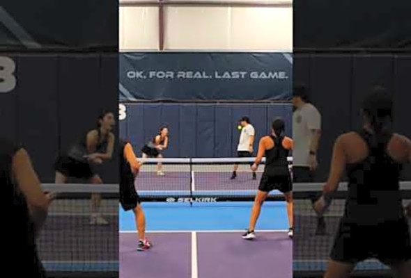 Does anyone else&#039;s partner do this? #pickleball #pickleballfun #mixed #doubles #tournament
