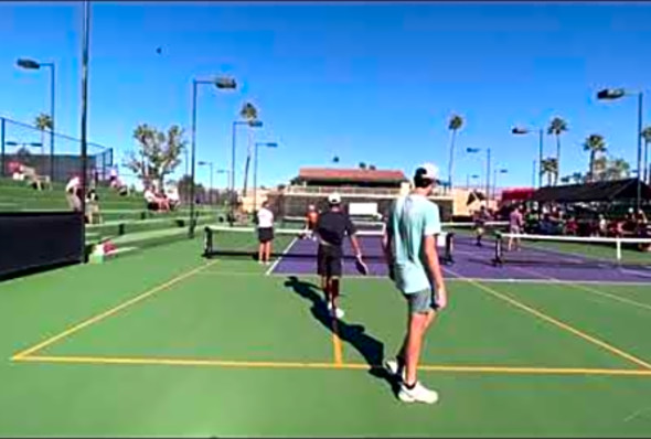 5.0 MD Hayden Patriquin/Wyatt Stone vs Aaron Donofrio/Kevin Pham at NP Pickleball Palm Desert