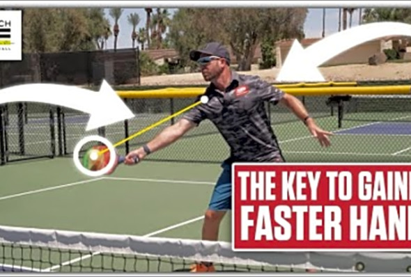 The Key to Having Faster Hands During Your Pickleball Volley - CoachME