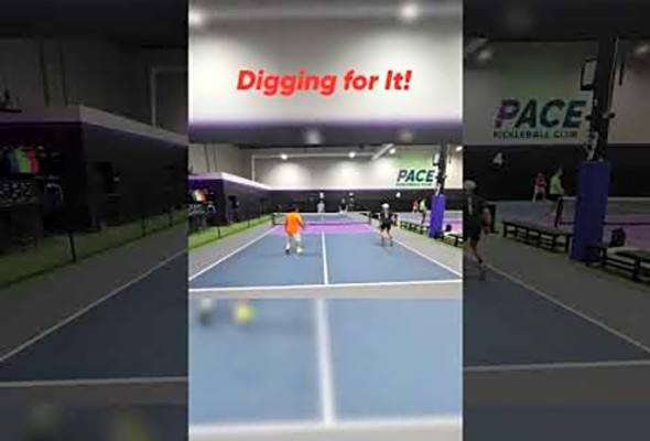 Digging for It! #thepickleballrunner #pickleball #highlights #pickleballhighlights #shorts