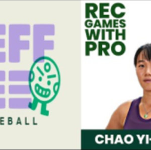 Rec pickleball games with Pro player Chao Yi-Wang