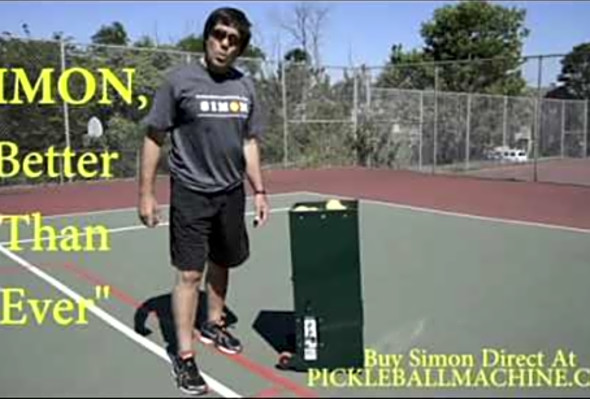 Simon2 pickleball throwing machine. Wireless remote. Only with Simon !
