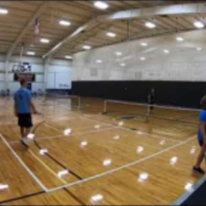 2018 April fools fest pickleball tournament MXDS 3.5 Gold medal match