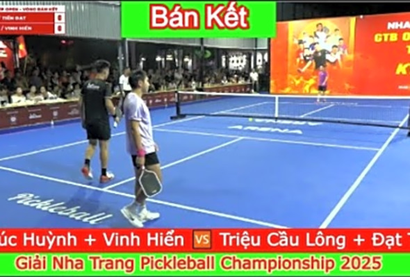 Phc Hunh Vinh Hin Triu Cu Lng t Tr - Gii Nha Trang Pickleball Championship 2025