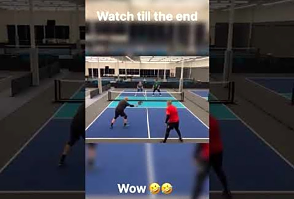 This might be the best clip I seen in a while #pickleball #app #ppa #pickleballdoubles