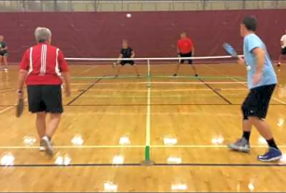 Palatine (IL) Pickleball Tournament - Advanced Mixed Doubles - Championship