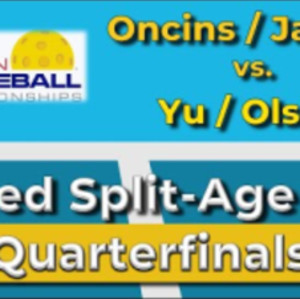 2025 US Open Pickleball Split-Age Pro Mixed Doubles Quarterfinals