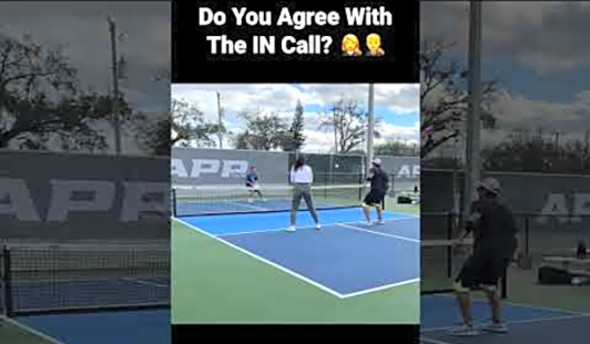 Do You Agree With The Call? #Pickleball #fyp #viral #shorts #reels #2023