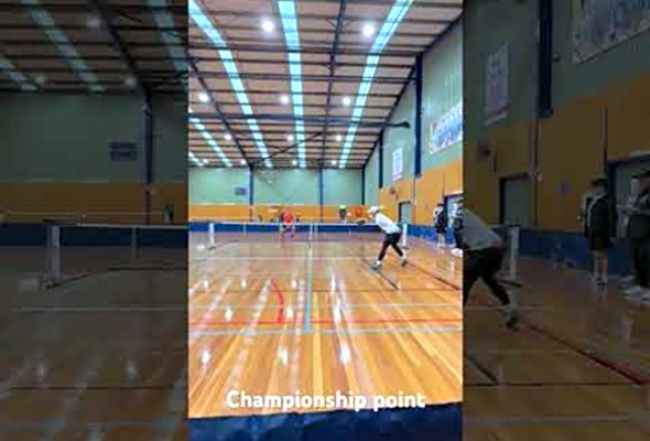 Championship point - pickleball skinny single Warrnambool Tournament
