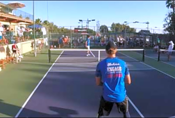 2017 So Cal Classic Pickleball Tournament 19 MD Final Game 2 Goebel/Cambell vs Johns/Ashworth